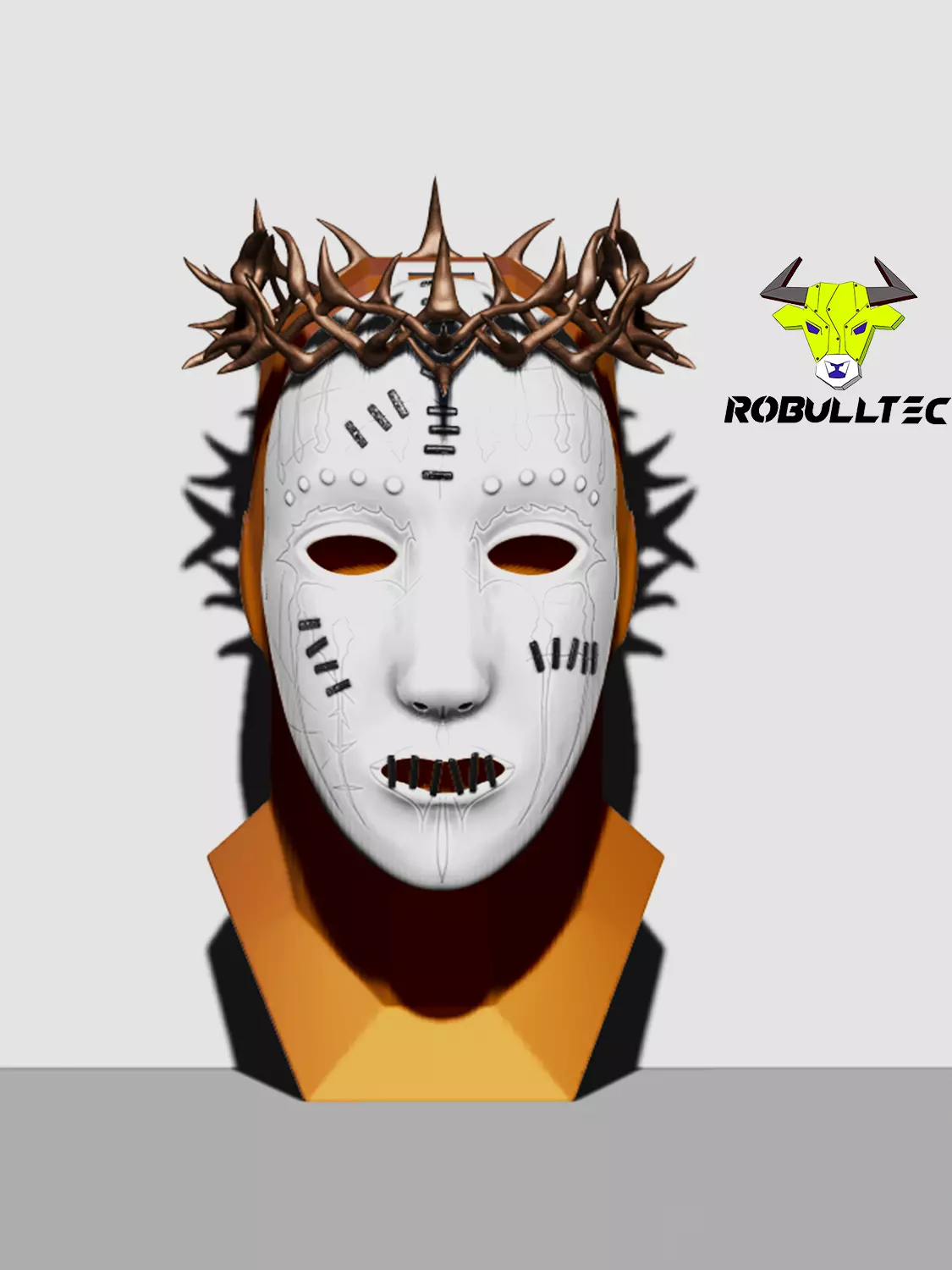 Joey Jordison Mask V4 3D print model_0