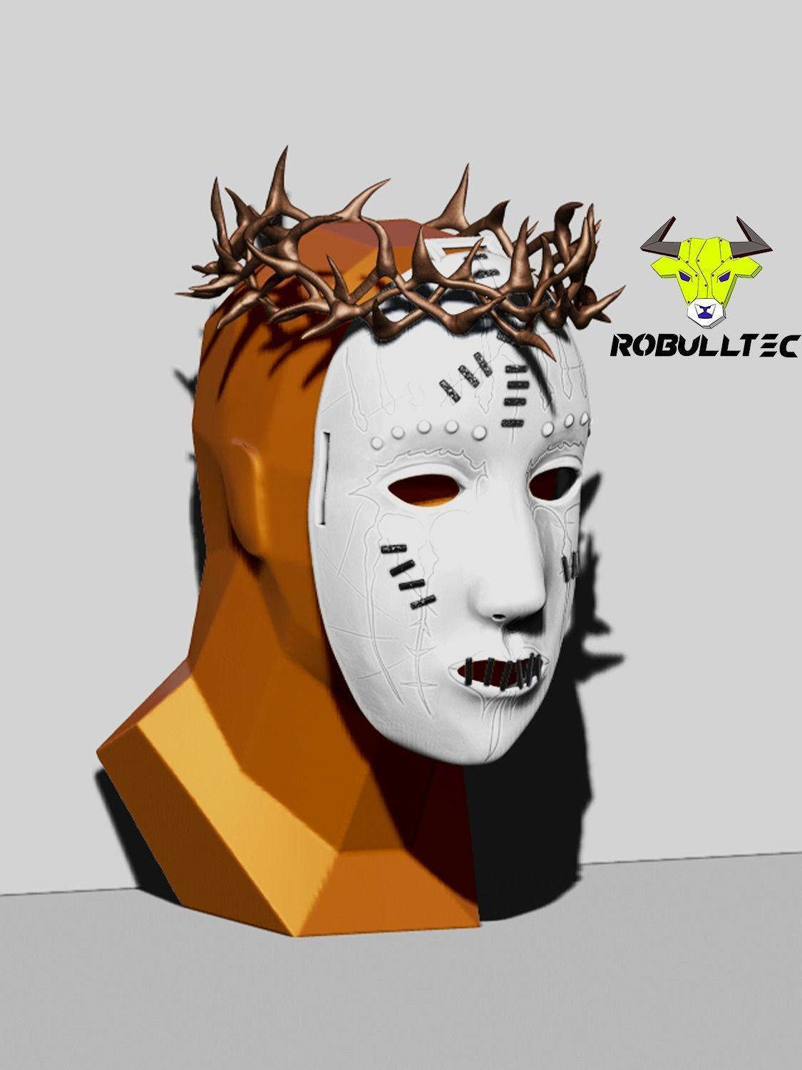 Joey Jordison Mask V4 3D print model_1