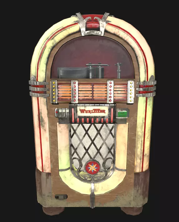 Jukebox Free 3D model_0