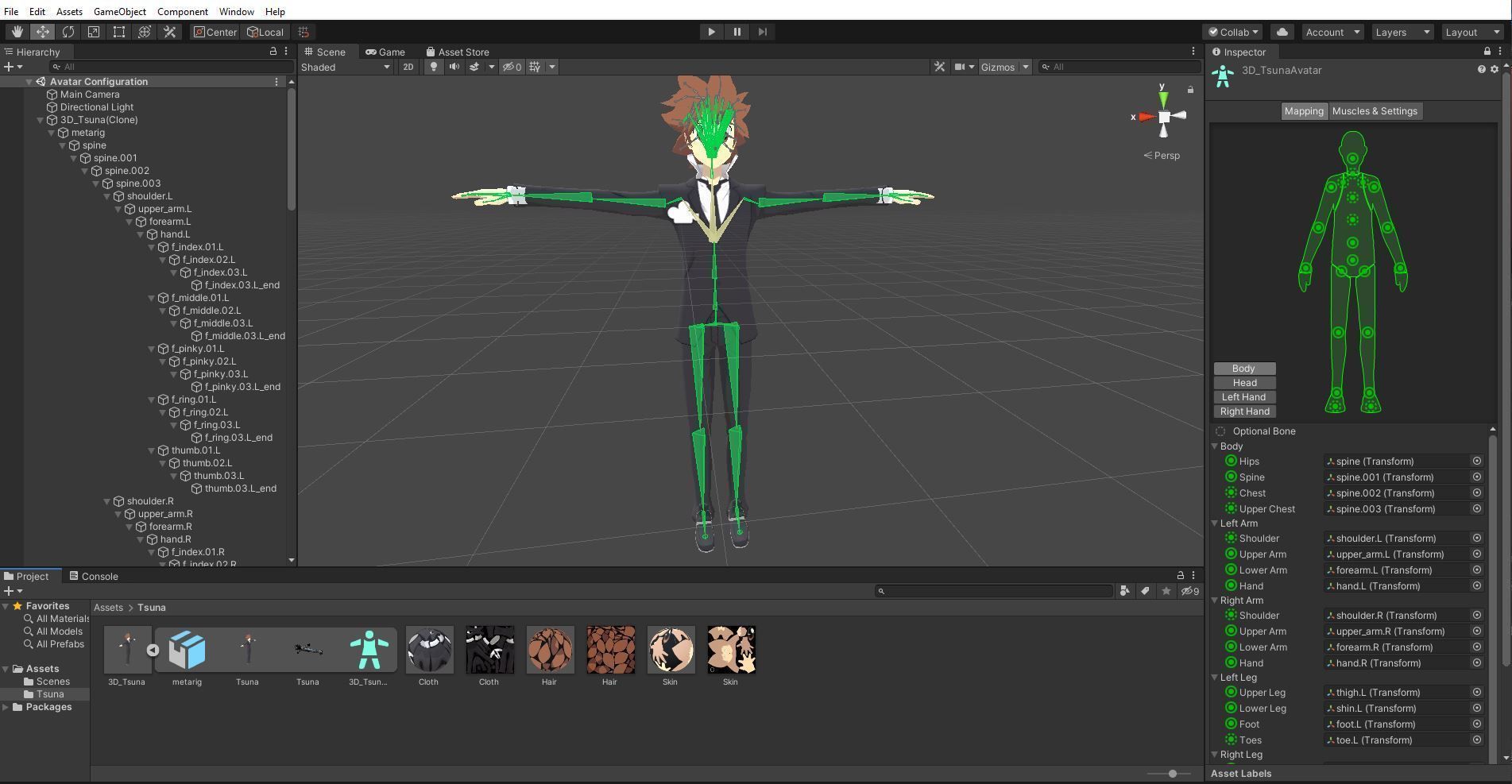 Tsuna Sawada - Katekyo Hitman Reborn Low-poly 3D model_21