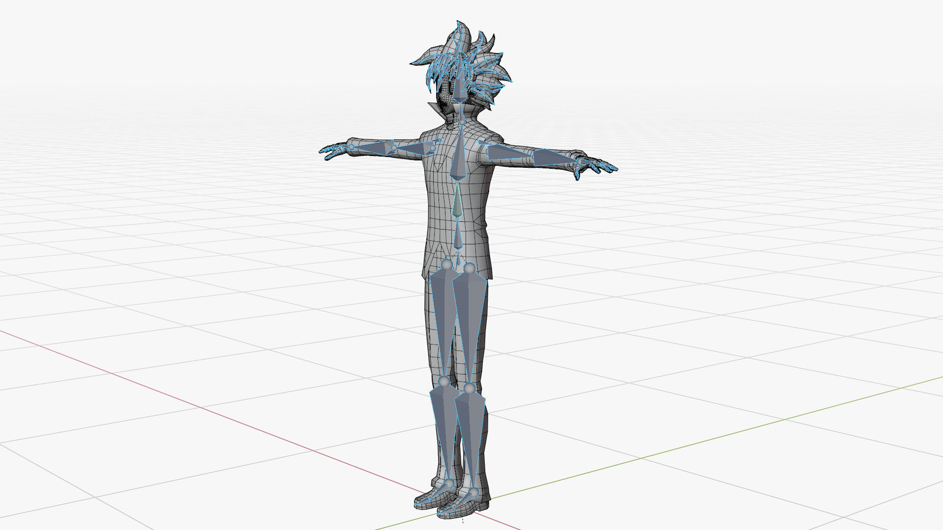 Tsuna Sawada - Katekyo Hitman Reborn Low-poly 3D model_17