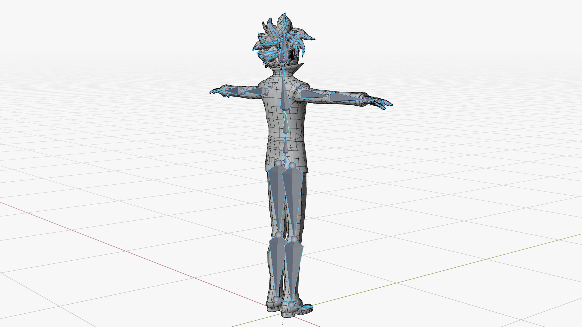 Tsuna Sawada - Katekyo Hitman Reborn Low-poly 3D model_9