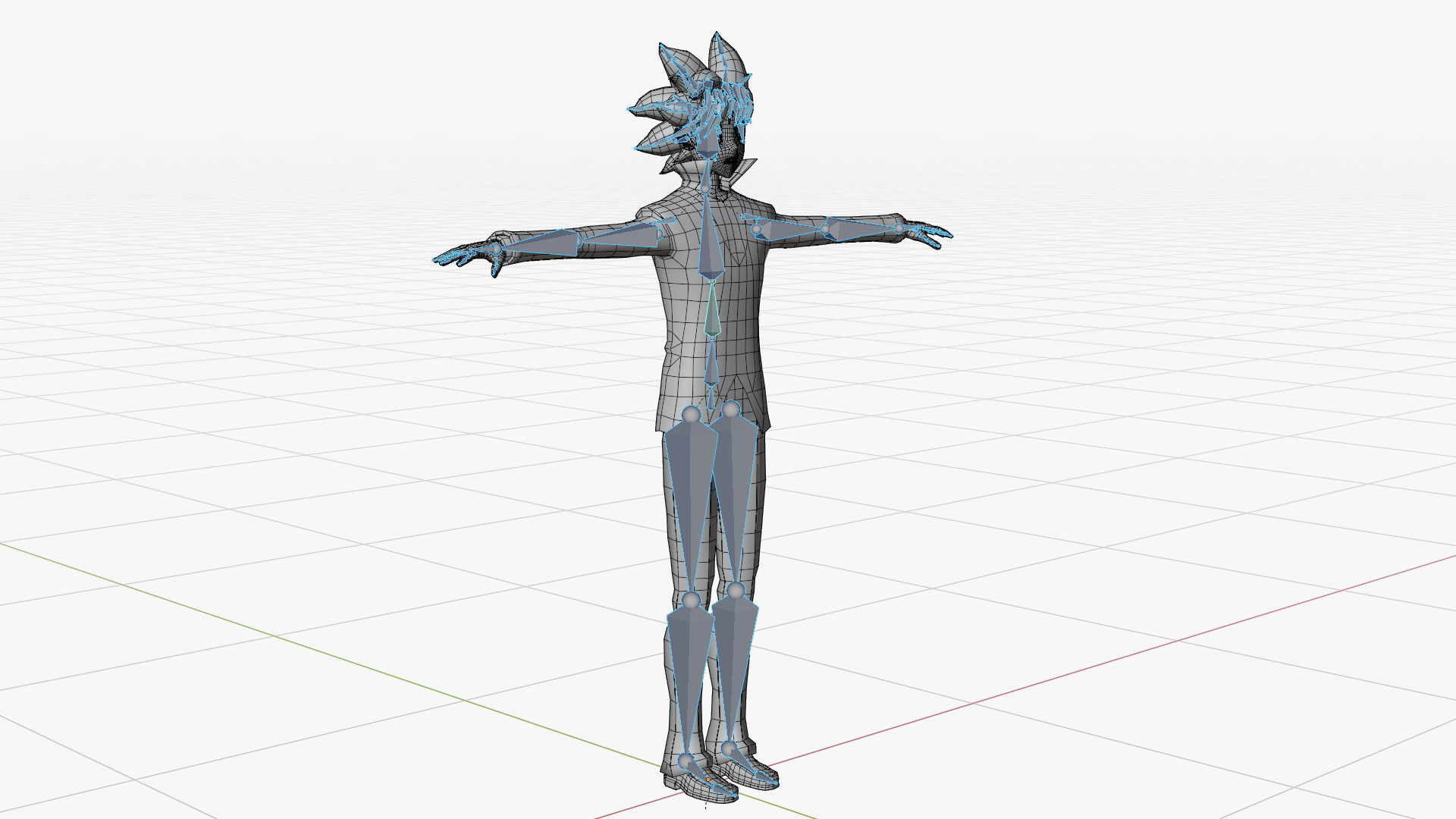 Tsuna Sawada - Katekyo Hitman Reborn Low-poly 3D model_5