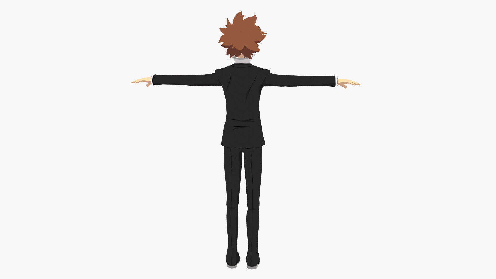 Tsuna Sawada - Katekyo Hitman Reborn Low-poly 3D model_10