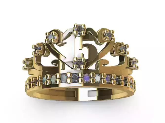 Anillo de 15 para dama-mujer -v-