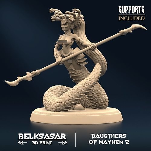 Mayhem Marauder E Nude 3D print model