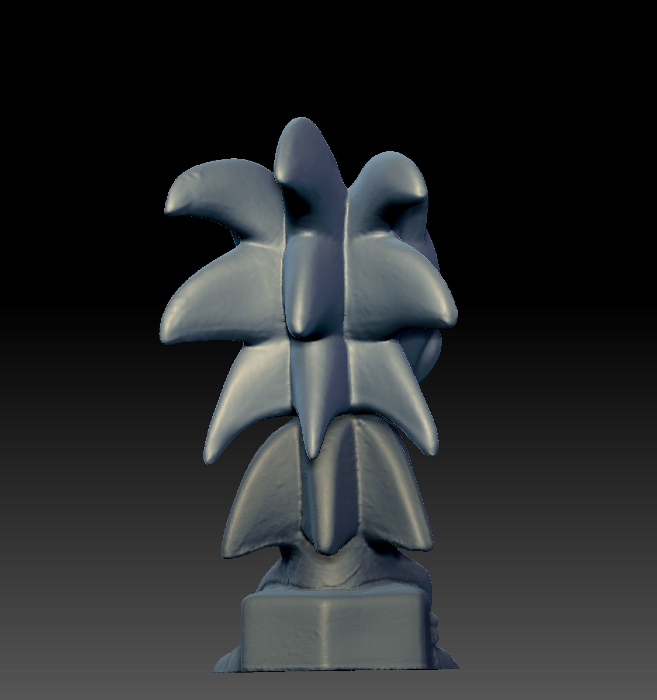 Sonic Sonic Statue Scan 3D print model_2