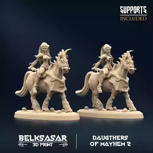 Sisters Doomraider C Normal and Nude