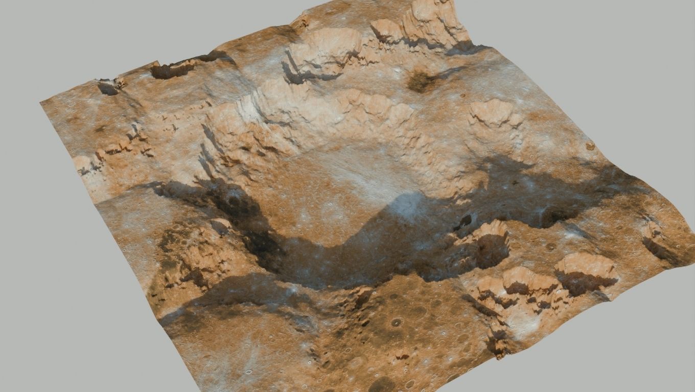 Landscape 3D model Low-poly 3D model_16