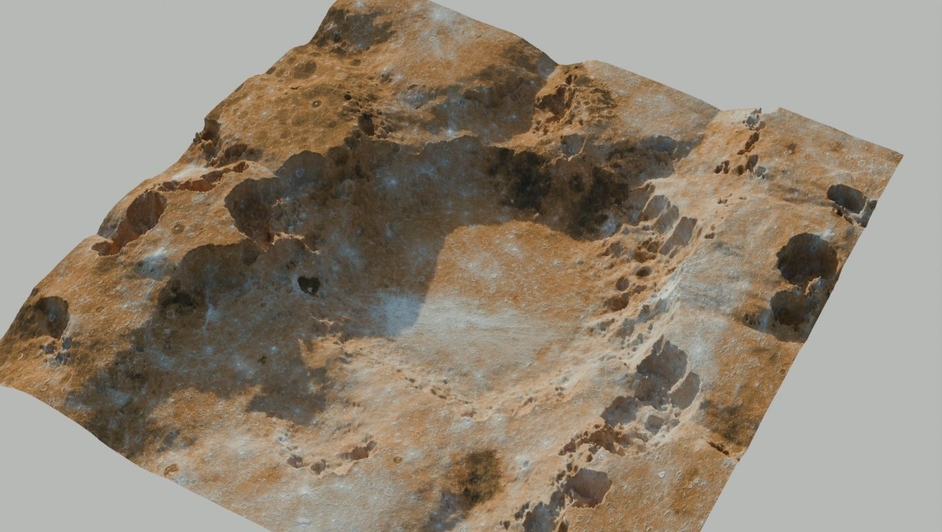 Landscape 3D model Low-poly 3D model_5