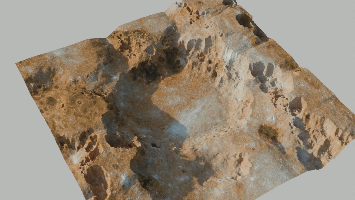 Landscape 3D model Low-poly 3D model_7