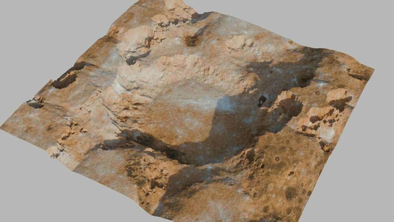 Landscape 3D model Low-poly 3D model_11