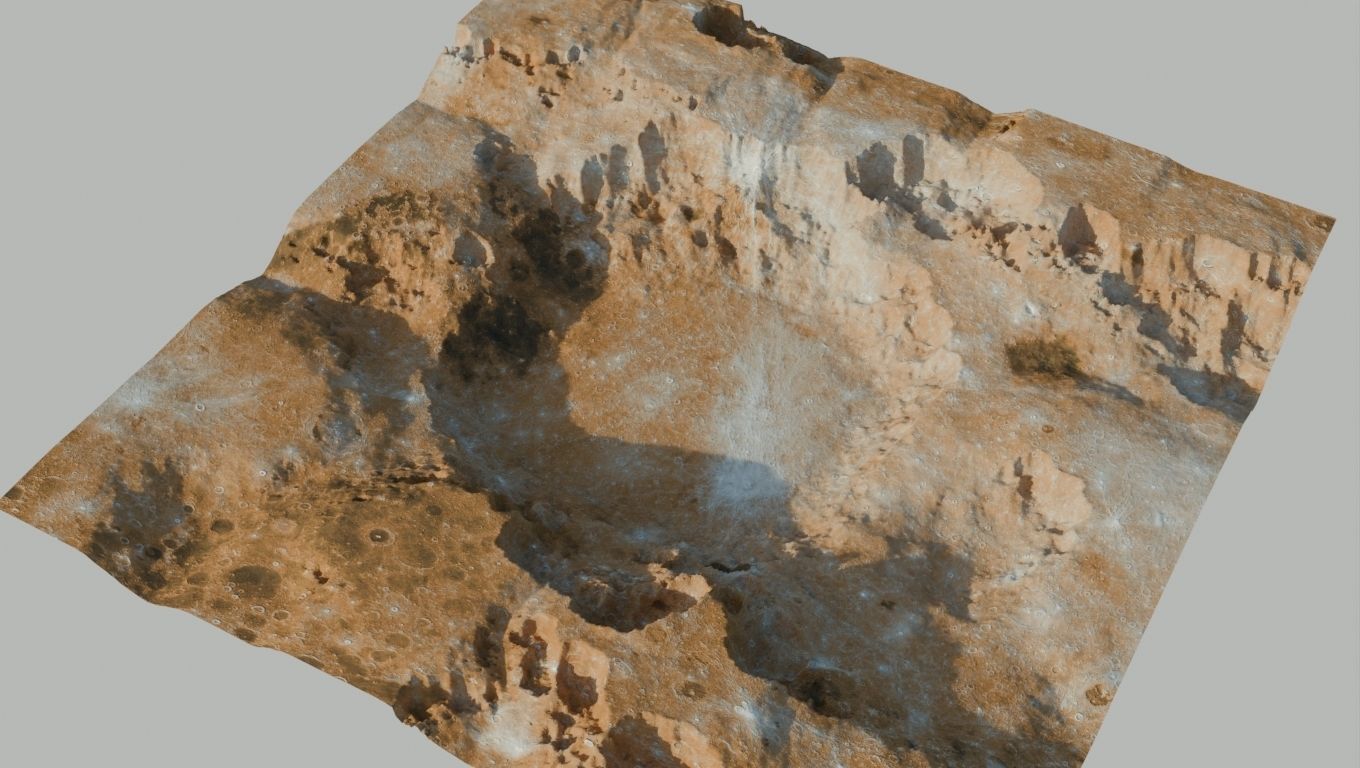 Landscape 3D model Low-poly 3D model_14