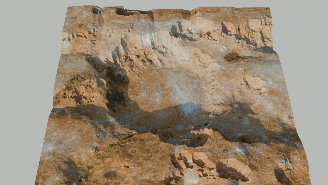 Landscape 3D model Low-poly 3D model_9