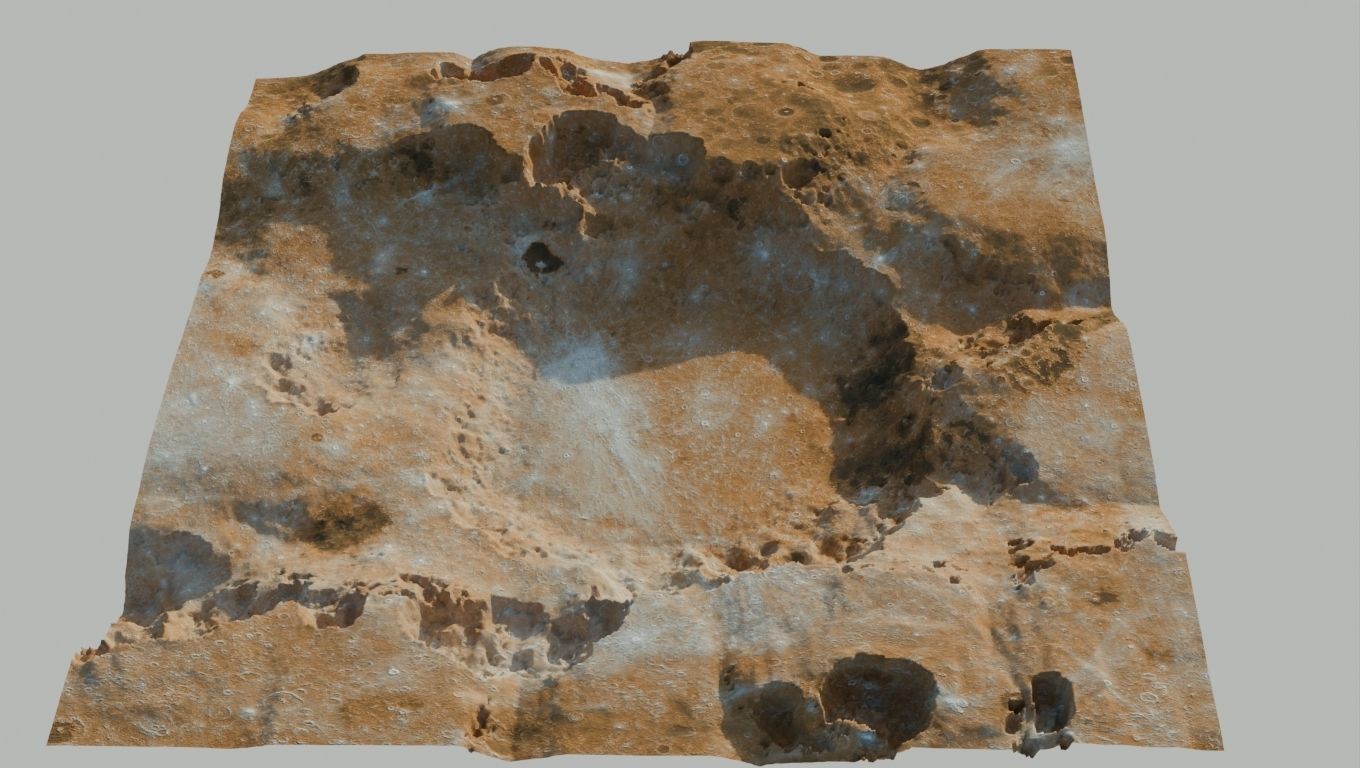 Landscape 3D model Low-poly 3D model_21