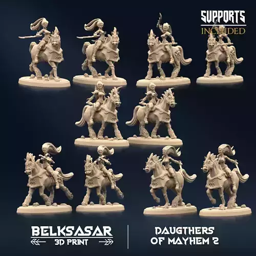 Sisters Doomraider Set x5 Normal and Nude