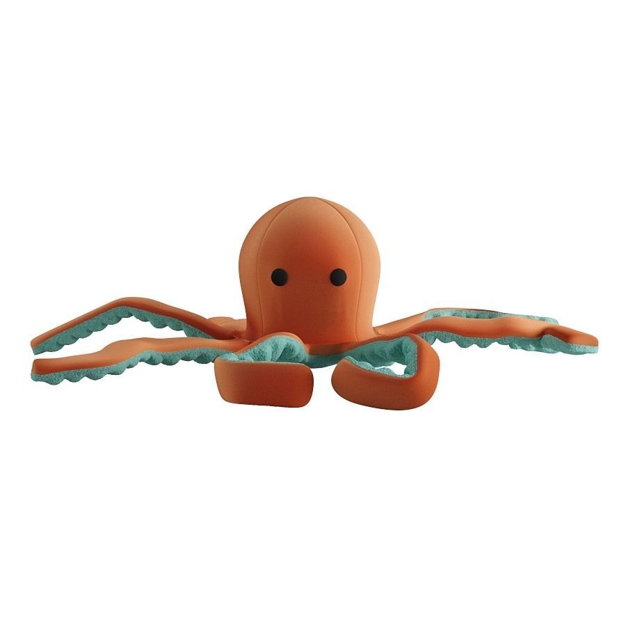 Teddy Octopus - Animated Asset 3D model_4