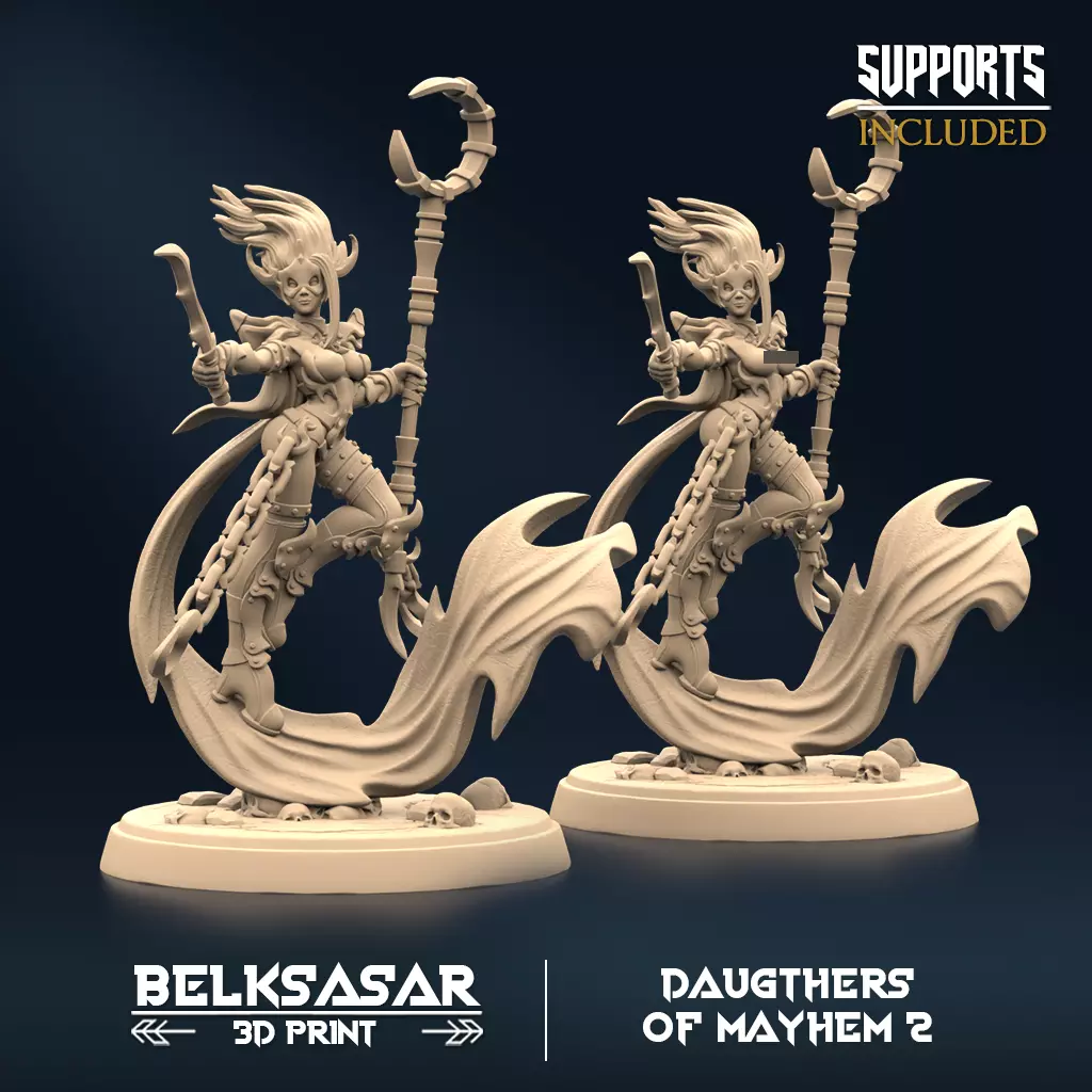 Shadow Hag Normal and Nude 3D print model