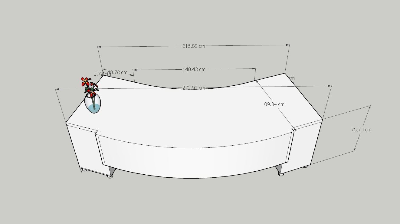 Office  wood Low-poly 3D model_10
