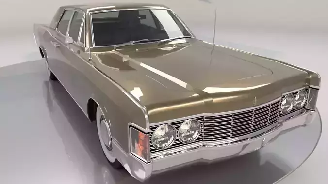 Continental car Low Poly