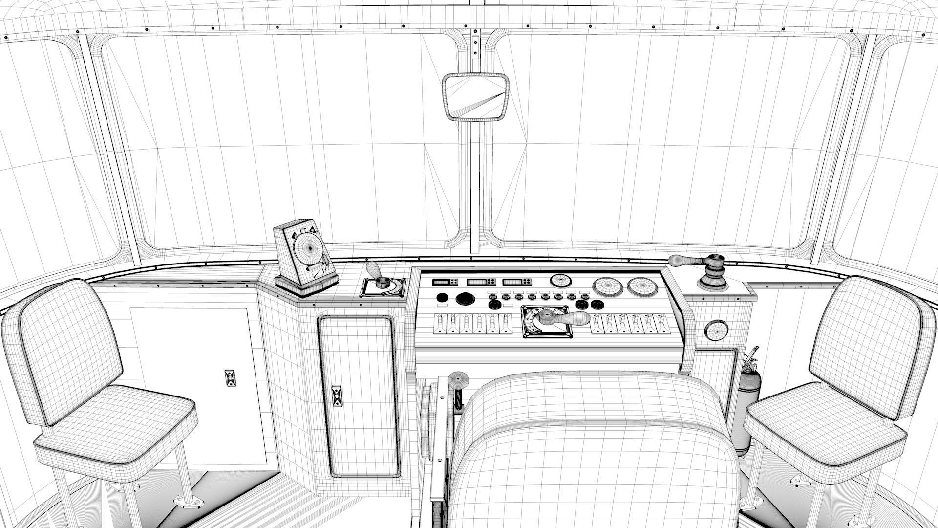 Schienenbus Uerdingen VT 95 Railbus 3D model_11