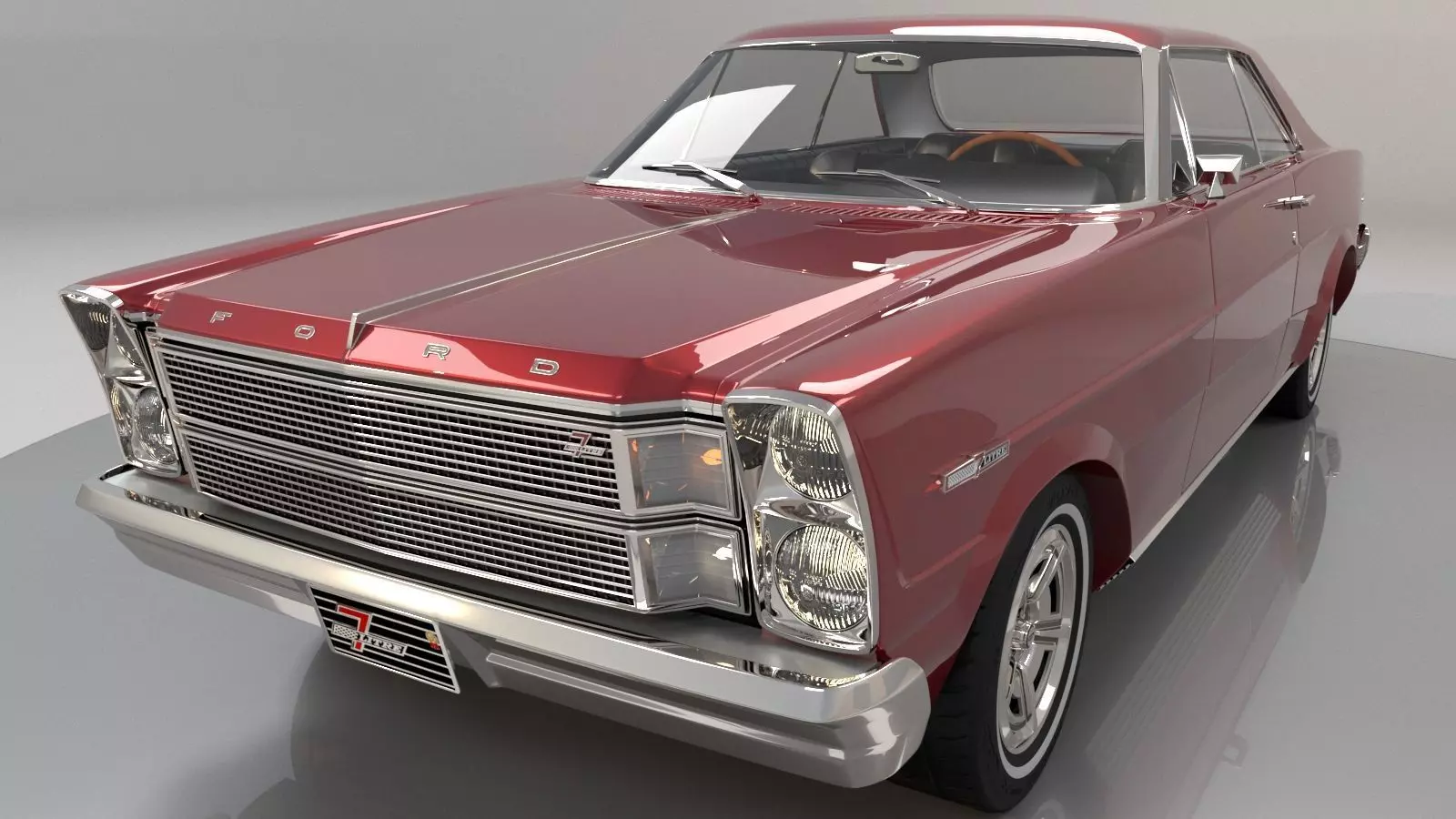 Galaxie 500 7L High Poly 3D model