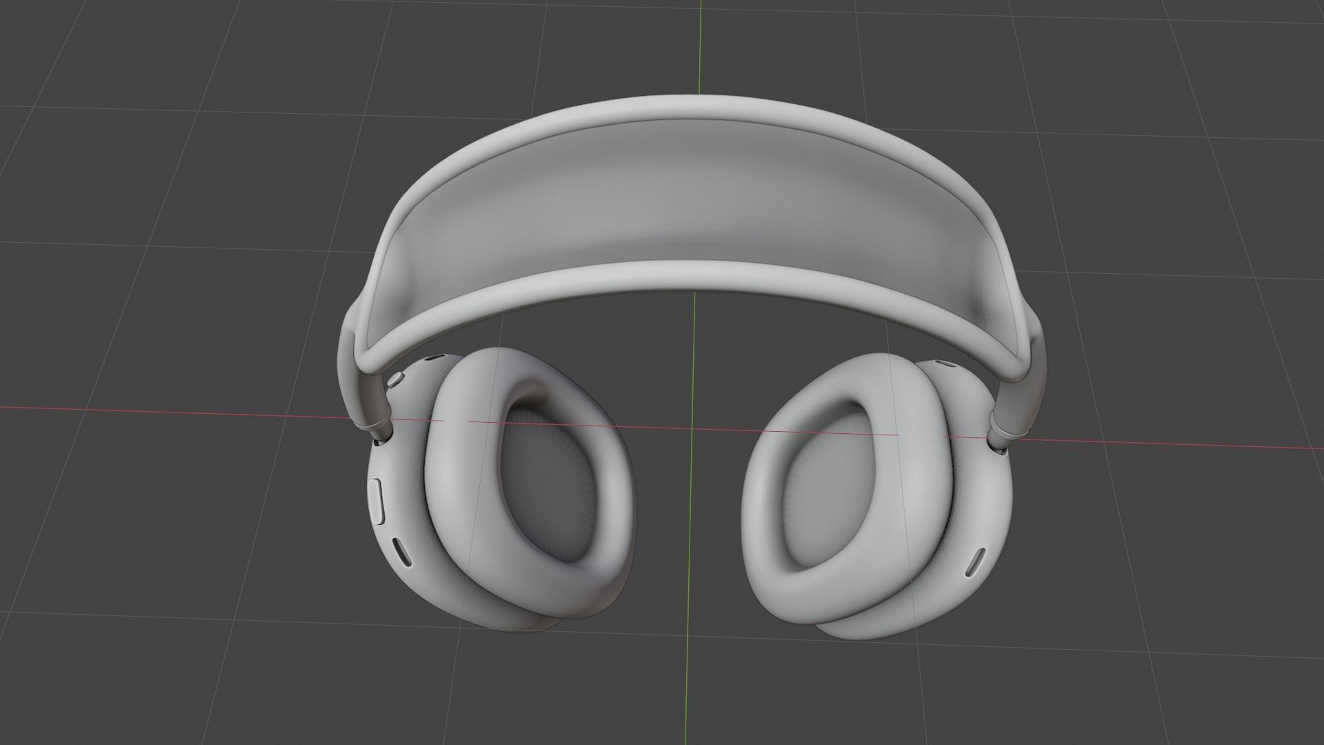 Luxury Gold Over-Ear Headphones - Premium 3D Model 3D model_9