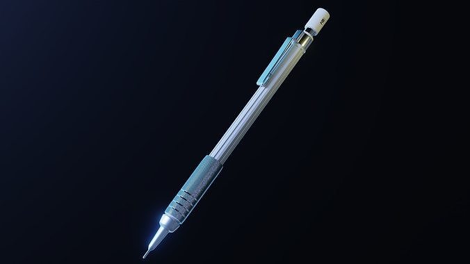 Realistic Mechanical Pencil - High Poly Model 3D model