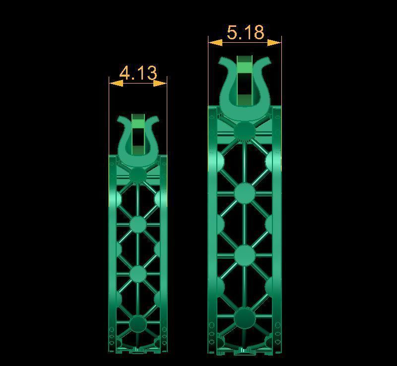 Fusion earring 3D print model_3