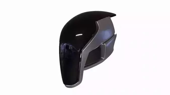 Sci-Fi Mask - Support Me by Order Low-poly 3D model