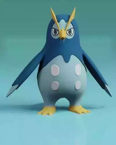 Primplup 3D print model