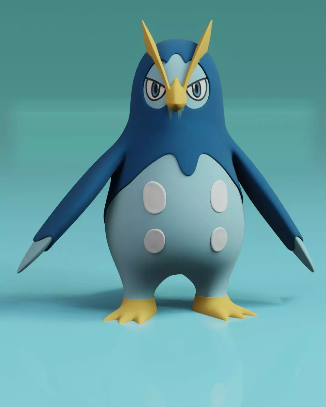 Primplup 3D print model_0