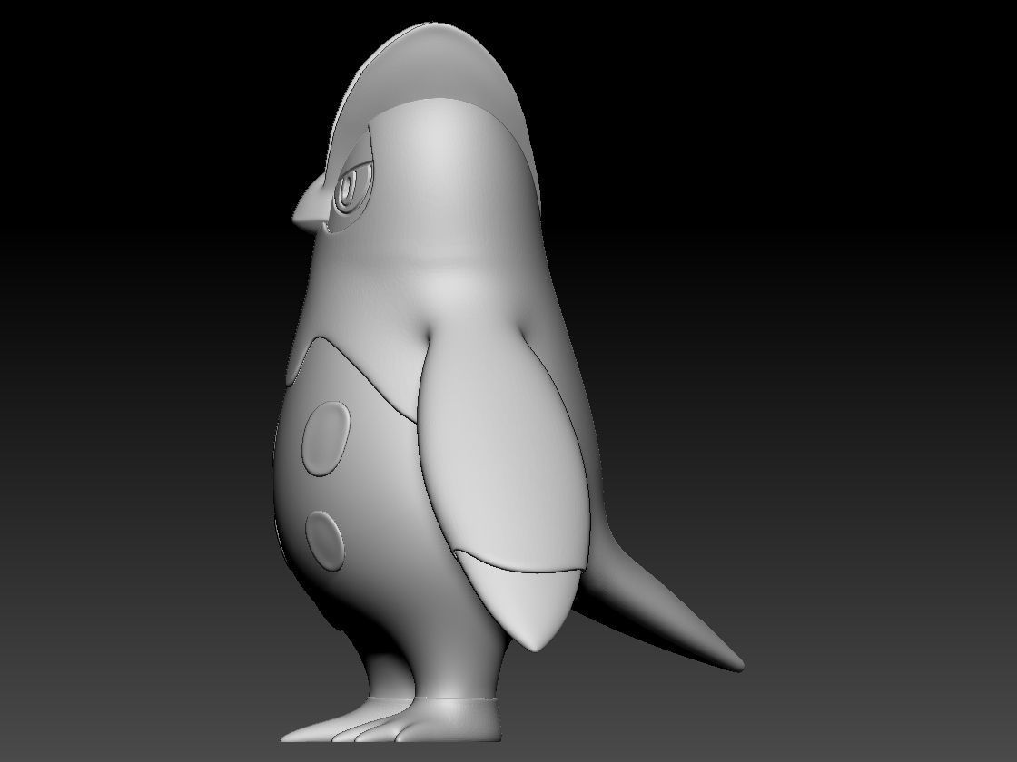 Primplup 3D print model_6