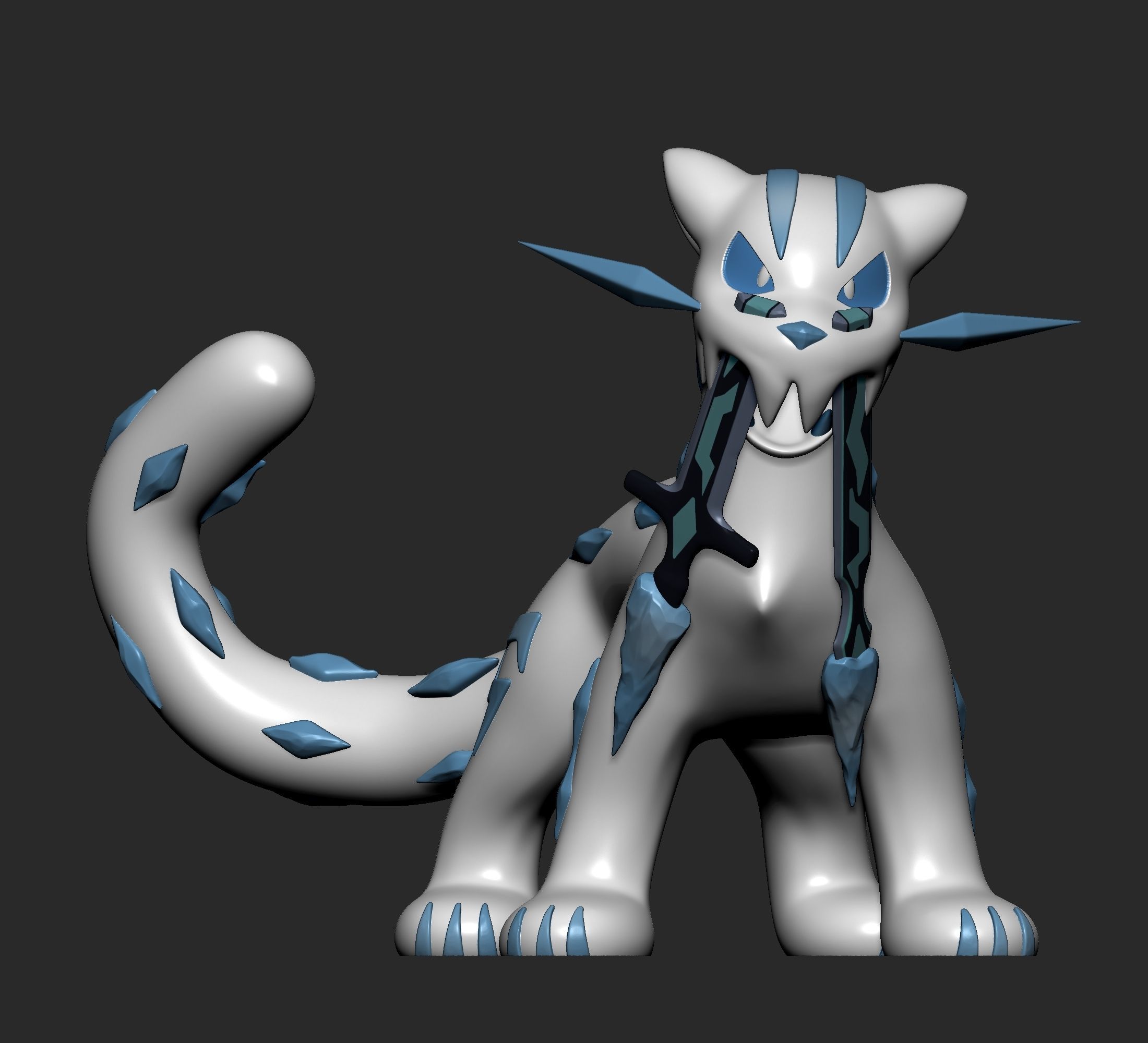 Pokemon - Chi Yu Wo chien Ting Lu and Chien Pao 3D print model_19