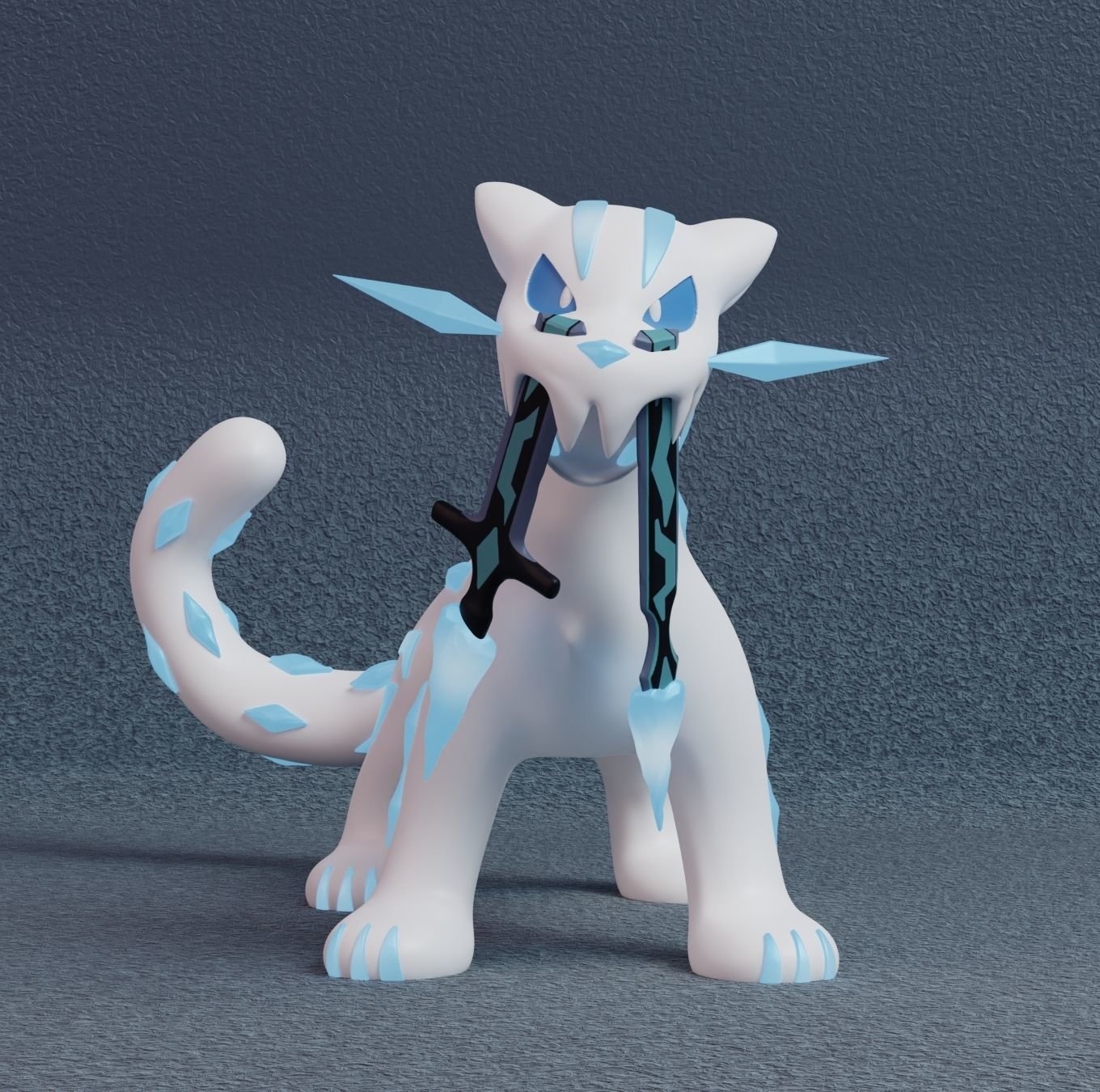 Pokemon - Chi Yu Wo chien Ting Lu and Chien Pao 3D print model_16
