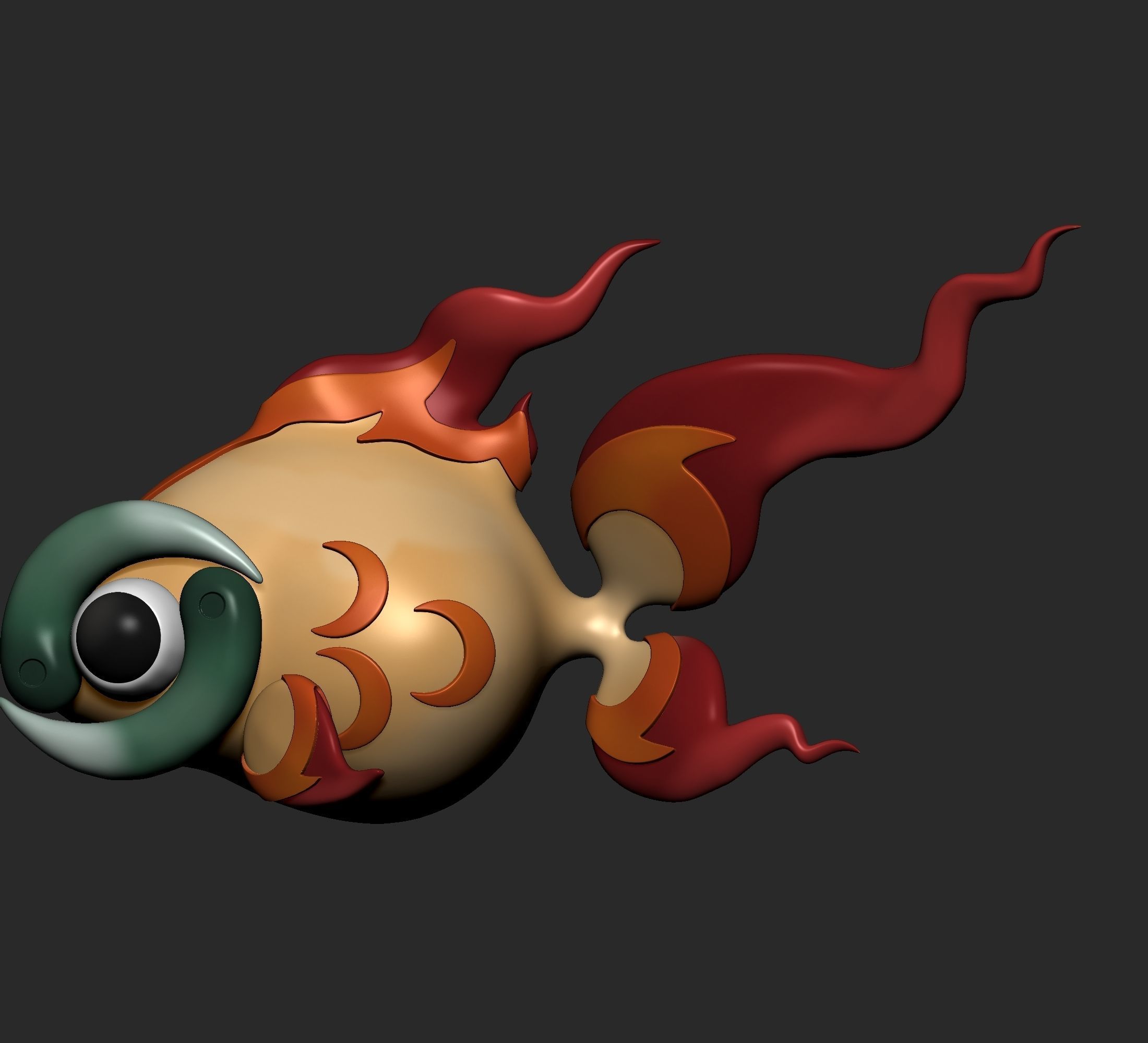 Pokemon - Chi Yu Wo chien Ting Lu and Chien Pao 3D print model_5