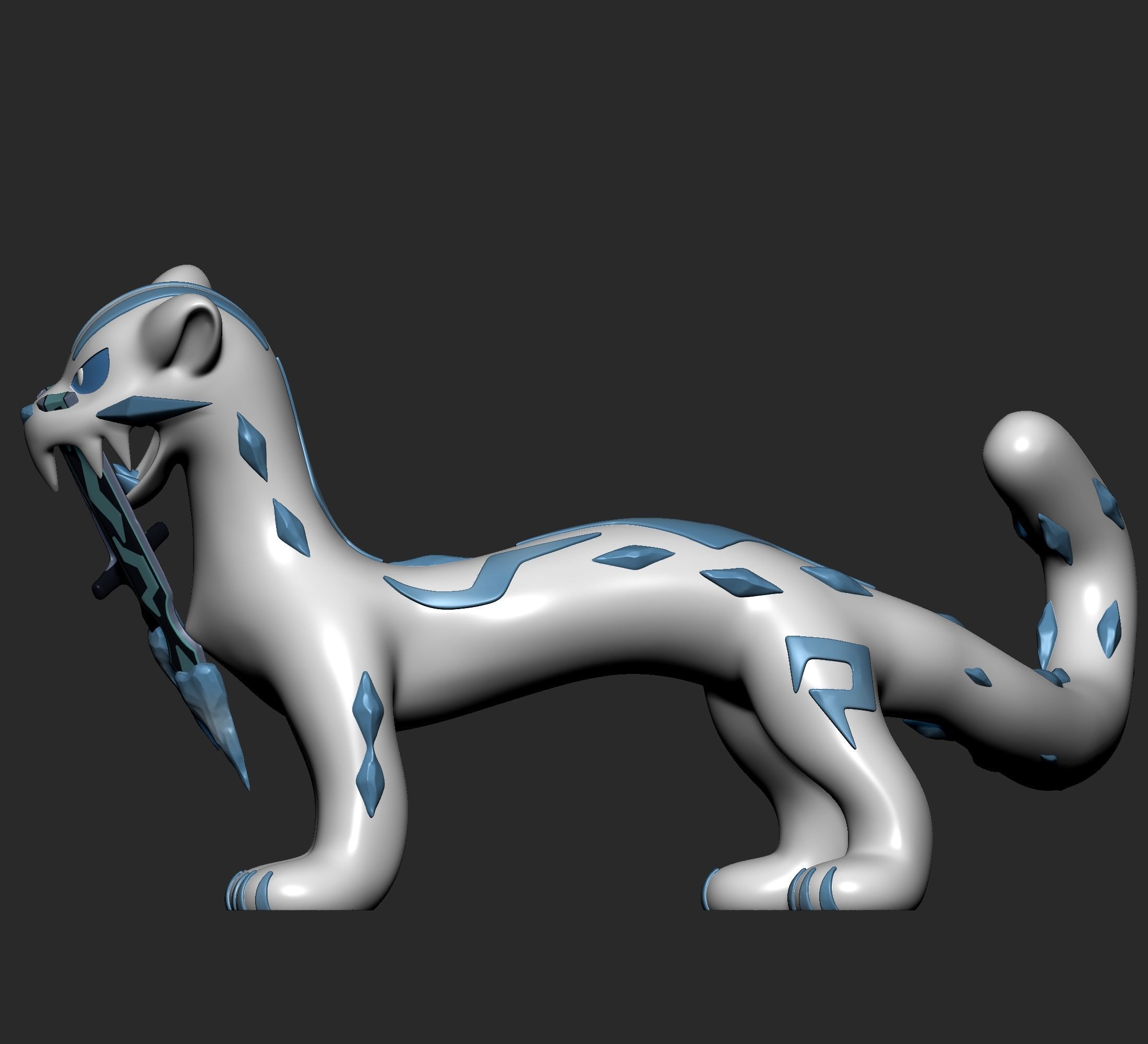 Pokemon - Chi Yu Wo chien Ting Lu and Chien Pao 3D print model_17