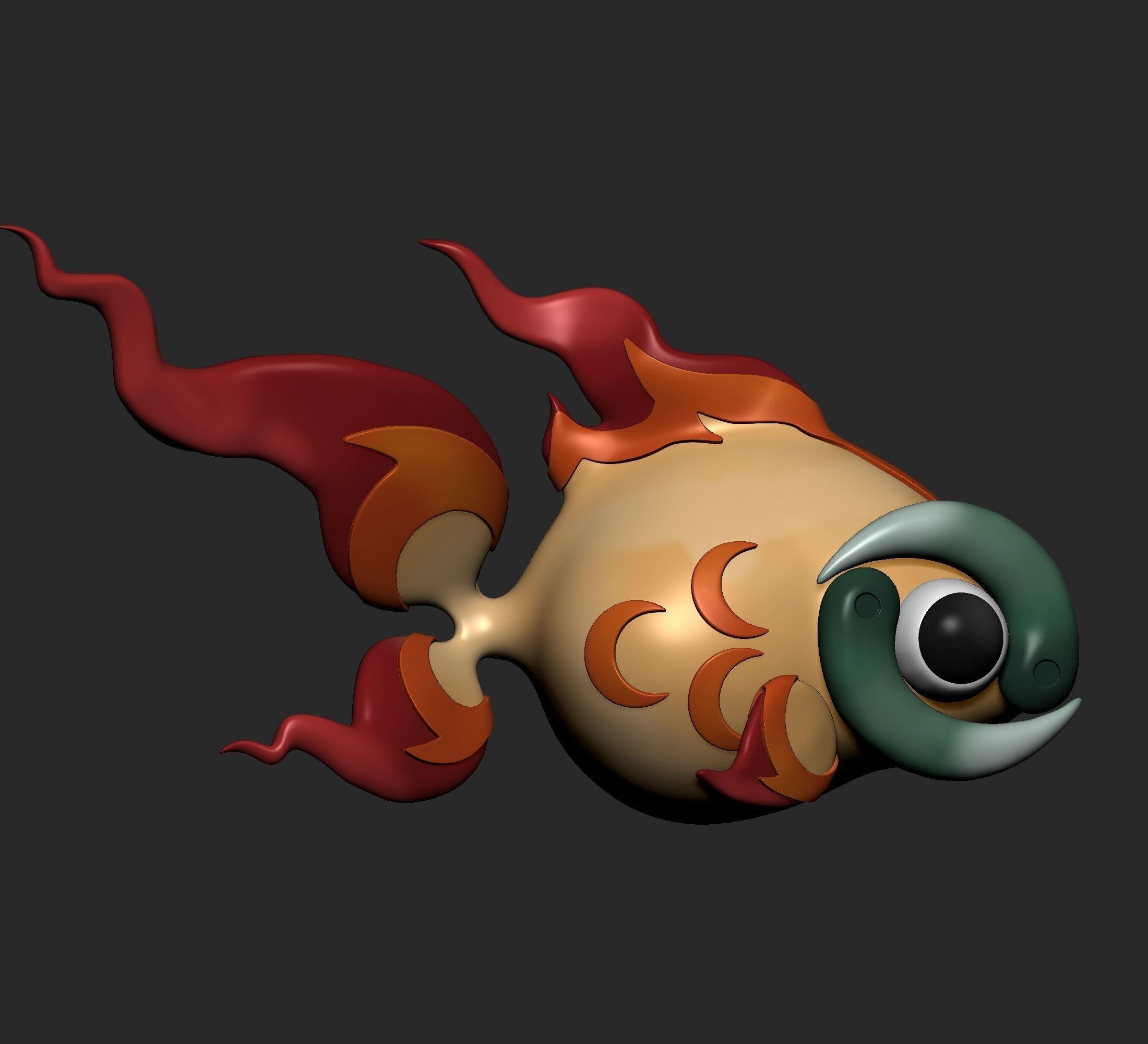 Pokemon - Chi Yu Wo chien Ting Lu and Chien Pao 3D print model_3