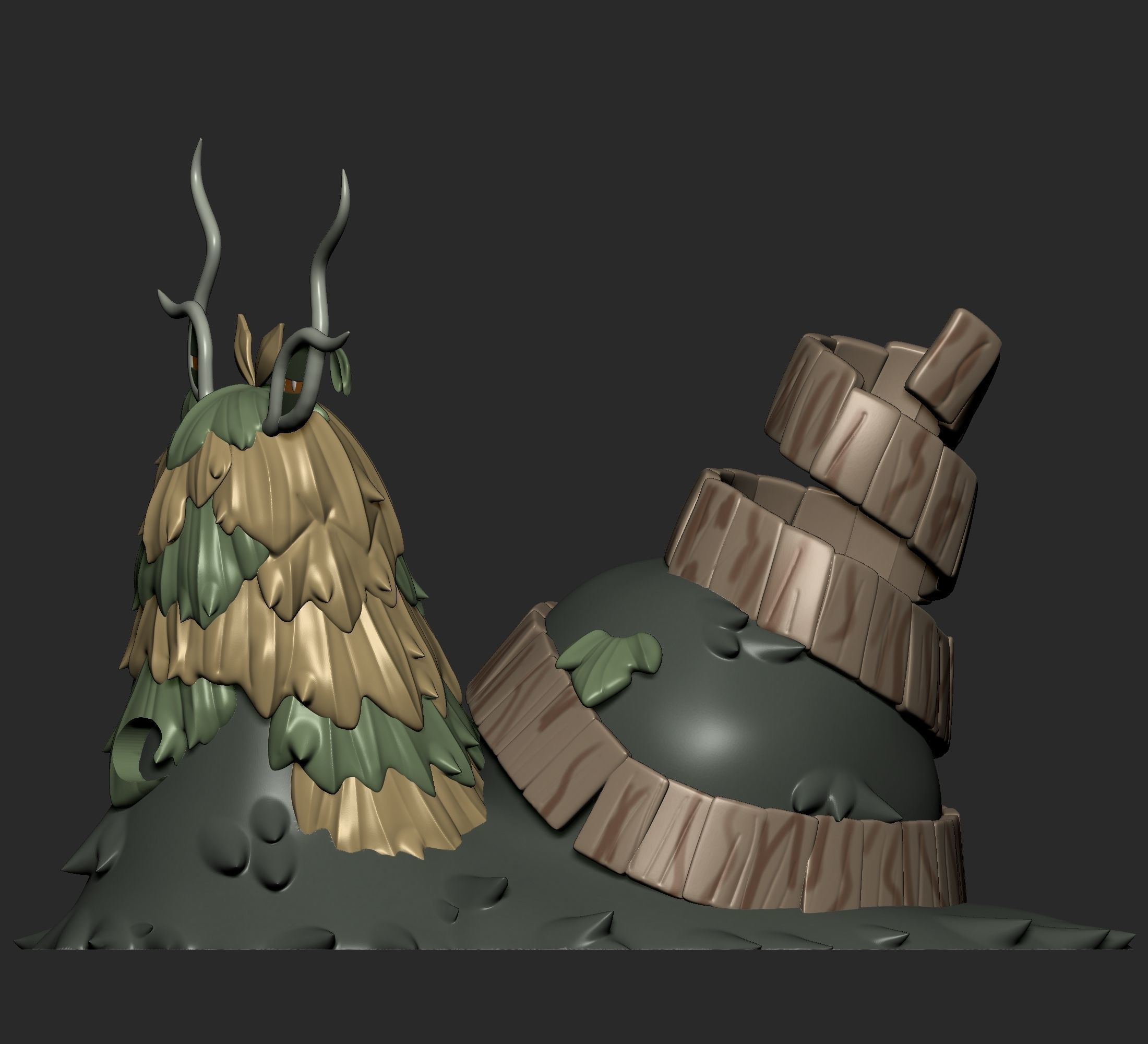 Pokemon - Chi Yu Wo chien Ting Lu and Chien Pao 3D print model_8