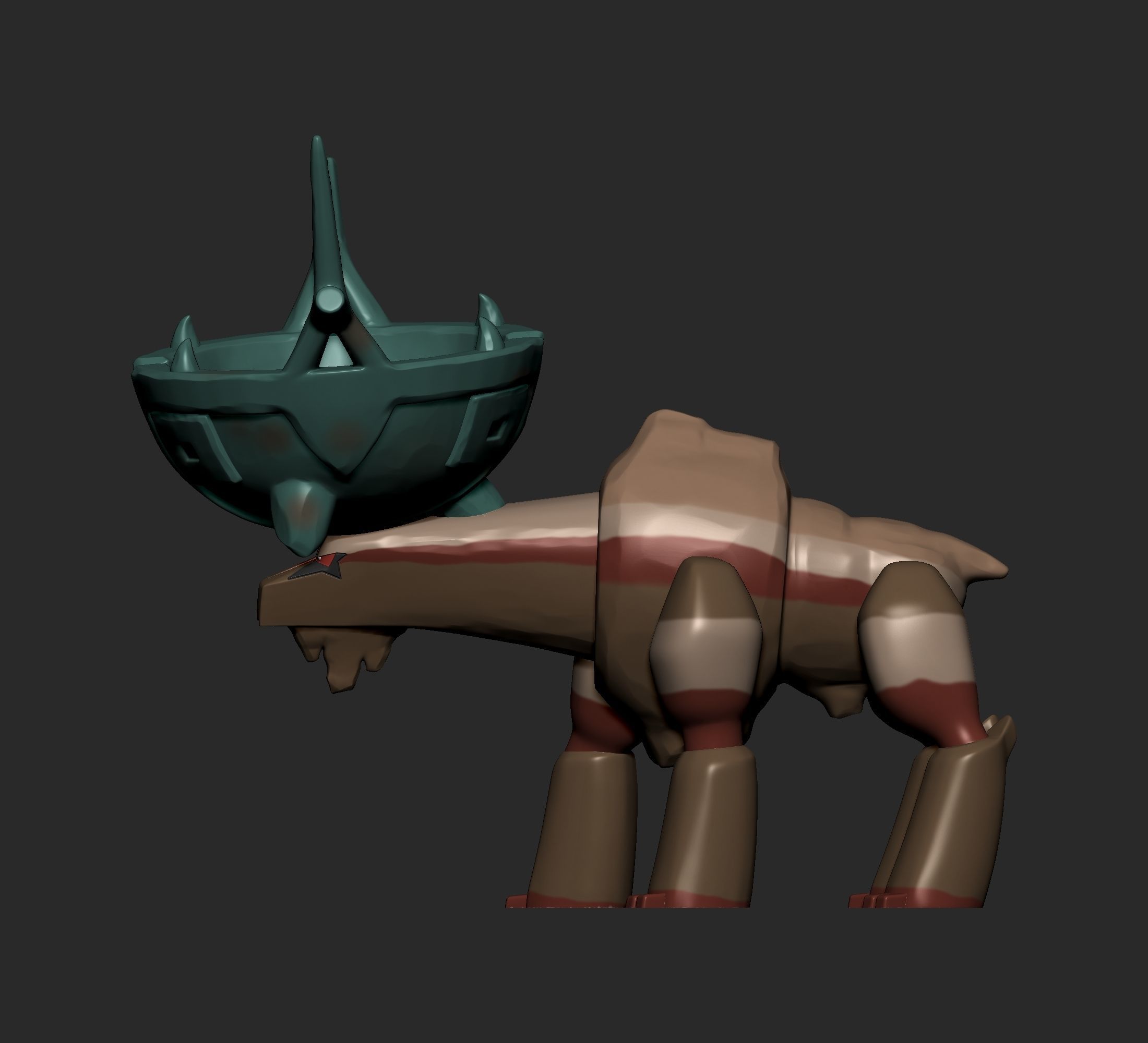 Pokemon - Chi Yu Wo chien Ting Lu and Chien Pao 3D print model_14