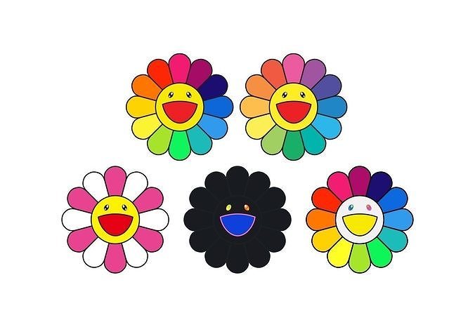 Takashi Murakami Flower for Print 3D print model