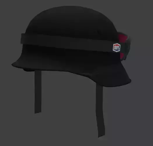 BikeLife Helmet 100Goggles Free 3D model