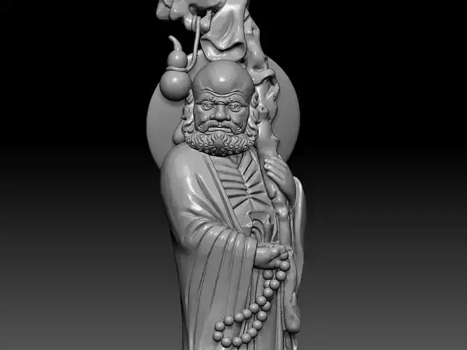 Standing Buddha statue