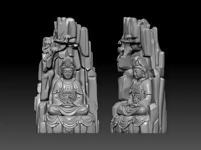 Sitting Buddha statue