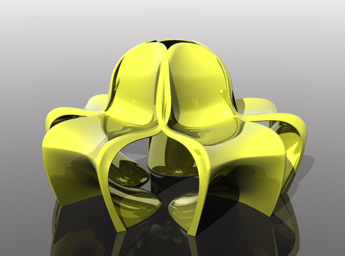3d model chair stl file 3D print model_6