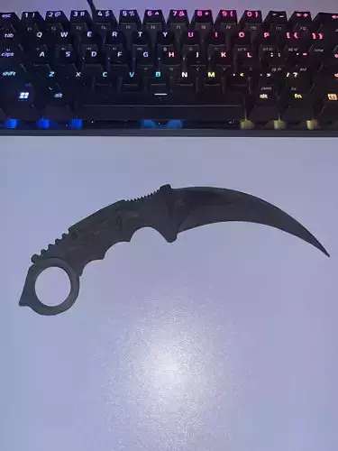 Karambit knife CSGO 3D print model