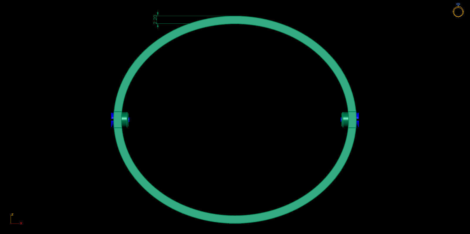 Love Bracelet 20 Size Full Gem 3D print model_5