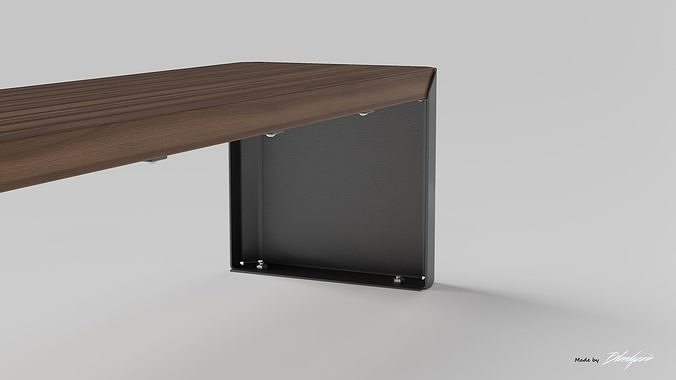 ZANO MODERN BENCH 3D model 3