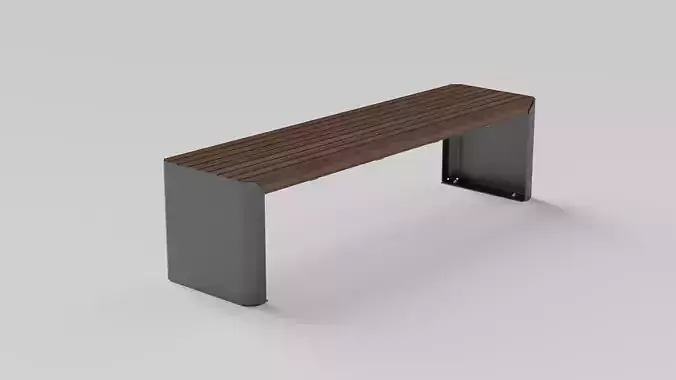 ZANO MODERN BENCH 3D model