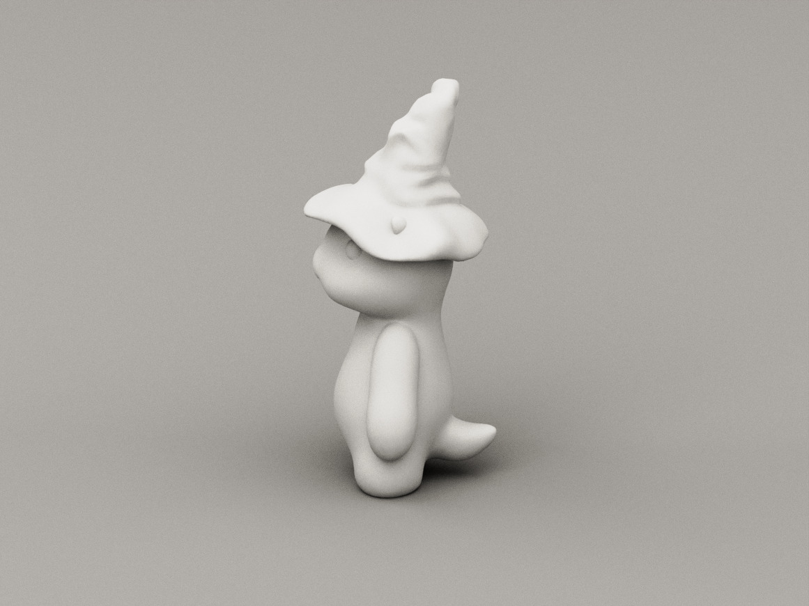 Wizard Otter 3D Model 3D print model_3